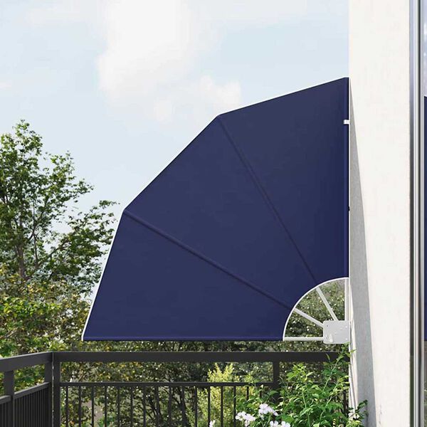 vidaXL Balcony Privacy Screen Navy Blue 115 x 115 cm Polyester