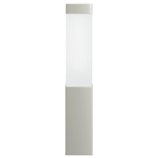 vidaXL Outdoor Wall Light Silver 10.5 x 6 x 35 cm Stainless steel