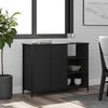 vidaXL Sideboard Black 100x33x75 cm Engineered Wood
