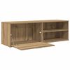 vidaXL TV Cabinet Artisan Oak 120x34x37 cm Engineered Wood