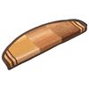 vidaXL Stair Mats Self-adhesive 10 pcs 65x21x4 cm Brown