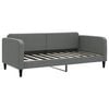vidaXL Daybed with Trundle and Drawers Dark Grey 90x190 cm Fabric