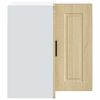vidaXL Kitchen Wall Corner Cabinet "Porto" Sonoma Oak Engineered Wood