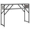 vidaXL Console Table with Shelf Grey Sonoma 105x30x75cm Engineered Wood