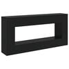 vidaXL Console Table Striped Black 155 x 29 x 74 cm Engineered Wood
