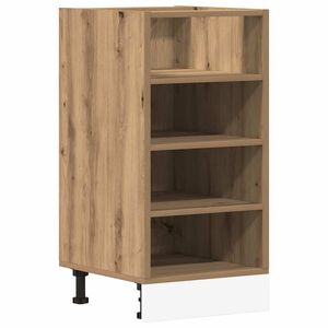 vidaXL Bottom Cabinet Riga Artisan Oak 40x44.5x81.5 cm Engineered Wood