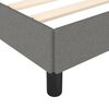 vidaXL Bed Frame without Mattress Dark Grey Super King Fabric