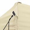 vidaXL Party Tent Folding Cream 291 x 431 x 315 cm Oxford Fabric