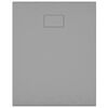 vidaXL Shower Base Tray SMC Grey 100x80 cm