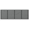 vidaXL Wall Headboard Grey 206x3x63 cm Solid Wood Pine
