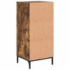 vidaXL Bathroom Cabinet with Drawer Smoked Oak 39.5 x 36 x 88 cm