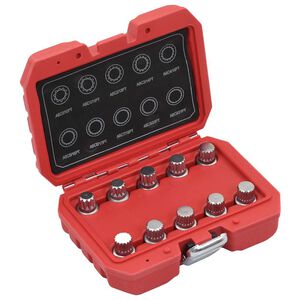 vidaXL 10 Piece Locking Wheel Nut Key Set for VW