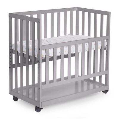 CHILDWOOD Bedside Crib 50x90 cm Beech Grey BSCNSG