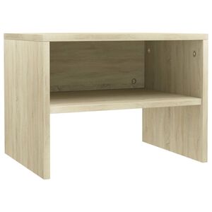 vidaXL Bedside Cabinet Sonoma Oak 40x30x30 cm Engineered Wood