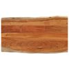 vidaXL Table Top 100x60x2,5 cm Rectangular Solid Wood Acacia Live Edge