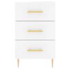 vidaXL Bedside Cabinet White 40x40x66 cm Engineered Wood