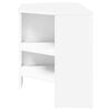 vidaXL Corner TV Cabinet White 102 x 40.5 x 45 cm Engineered Wood