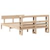 vidaXL Bed Frame without Mattress 120x190 cm Small Double Solid Wood Pine