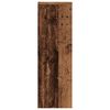 vidaXL Plant Stands 2 pcs Old Wood 33x33x100 cm Engineered Wood