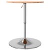 vidaXL Bar Table &Oslash;60x89.5 cm Solid Wood Beech
