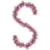 vidaXL Christmas Ball Garland Pink 186 cm Polystyrene