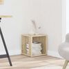 vidaXL Side Table Sonoma Oak 33x33x34,5 cm Engineered Wood