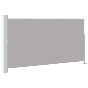 vidaXL Patio Retractable Side Awning 170x300 cm Grey