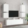 vidaXL TV Wall Cabinets 2 pcs White 40.5x30x40 cm Engineered Wood