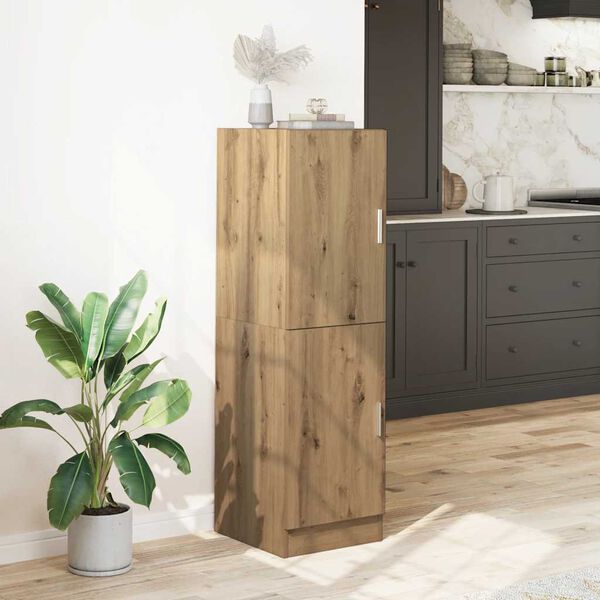 vidaXL Kitchen Cabinet Artisan Oak 38x41.5x131.5 cm Engineered Wood