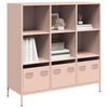 vidaXL Highboard&nbsp;Pink 101.5x39x103.5 cm Steel