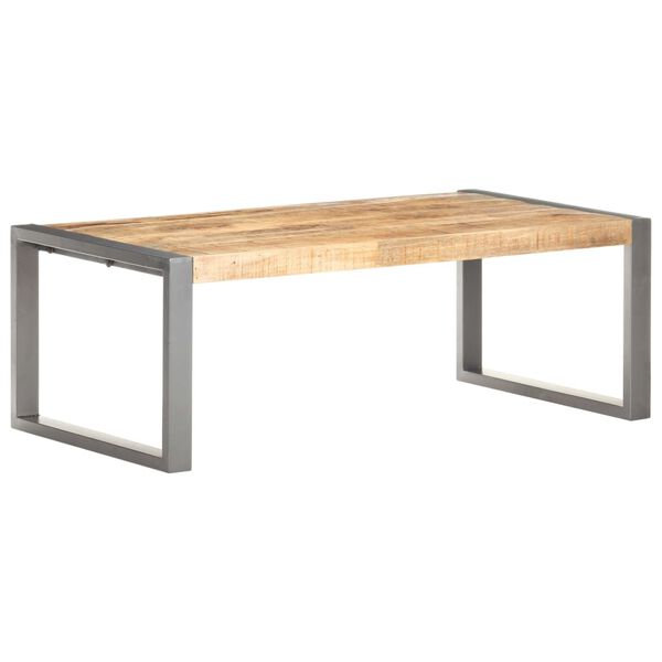 vidaXL Coffee Table 110x60x40 cm Rough Mango Wood