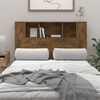 vidaXL Headboard Cabinet Smoked Oak 120x18.5x102.5 cm