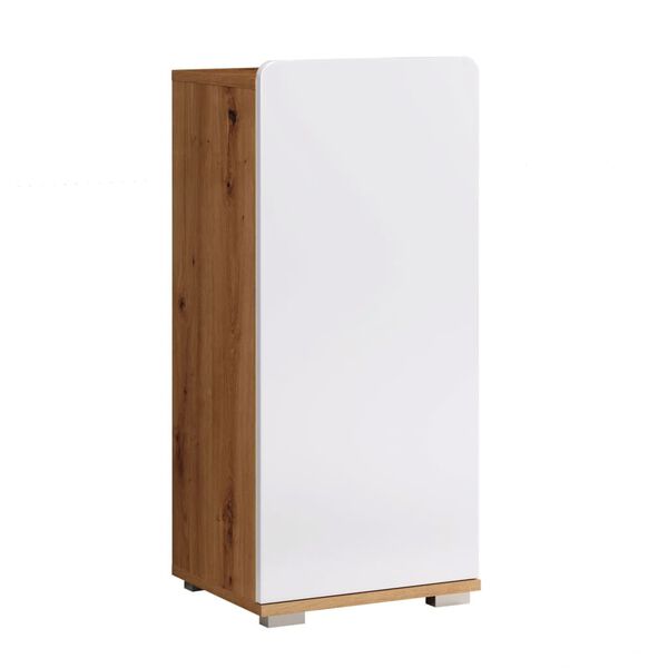 Trendteam Storage Floor Cabinet Ciara White and Artisan Oak