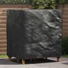 vidaXL Furniture Cover Plain Black 116 x 100 x 120 cm 210D