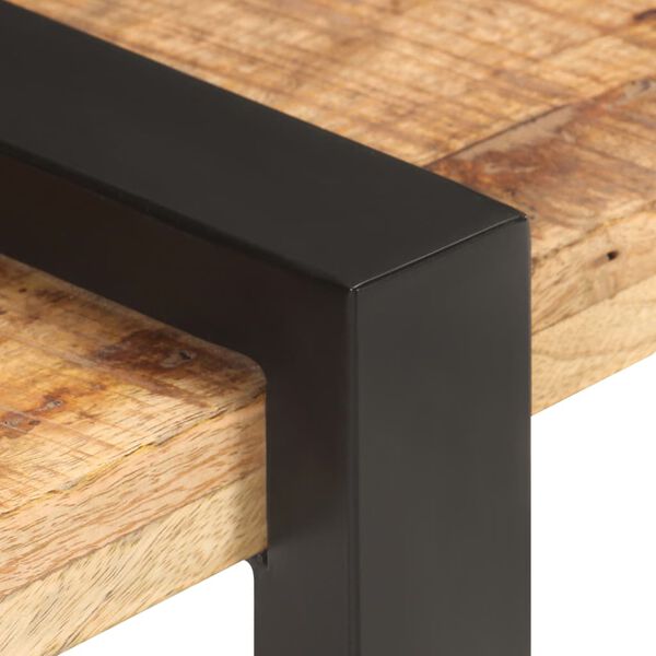 vidaXL TV Cabinet 160x40x40 cm Solid Rough Mango Wood