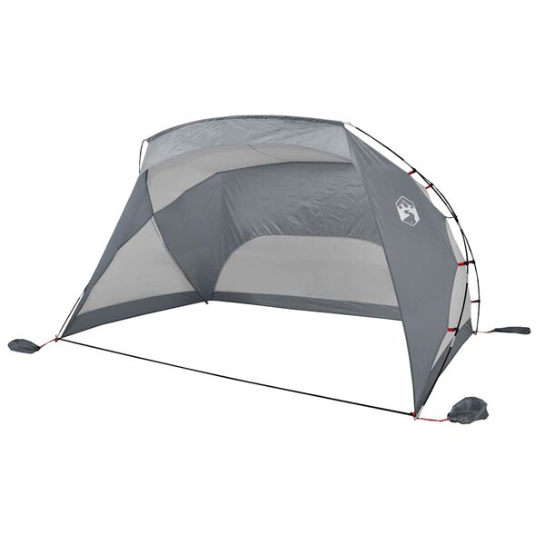 vidaXL Beach Tent Grey 274x178x170/148 cm 185T Polyester