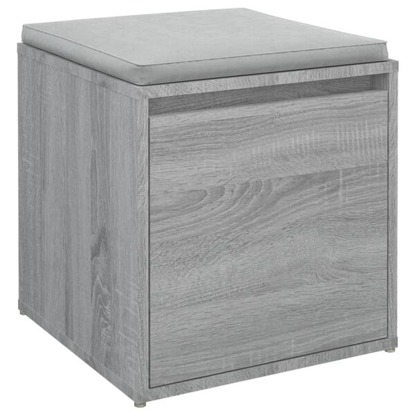 vidaXL Box Drawer Grey Sonoma 40.5x40x40 cm Engineered Wood