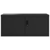 vidaXL File Cabinet Black 90x40x40 cm Steel