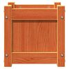 vidaXL Garden Planters 2 pcs Wax Brown Solid Wood Pine