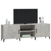 vidaXL TV Cabinet Concrete Grey 150x30x50 cm Engineered Wood