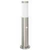 vidaXL Bollard Lights with Sensor 3pcs 50 cm Stainless Steel IP44
