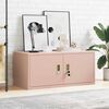 vidaXL Storage Cabinet Pink 90 x 40 x 40 cm Steel