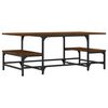 vidaXL Coffee Table Brown Oak 100x50.5x40 cm Engineered Wood