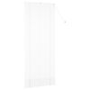 vidaXL Window Blind with Curtains Manual White Aluminium