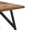 vidaXL Side Table Set 2 pcs Old Wood and Black