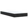 vidaXL Box Spring Bed with Mattress Black 100x200 cm Velvet