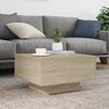 vidaXL Coffee Table Sonoma Oak 55x55x31 cm Engineered Wood