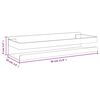 vidaXL Shower Shelf Matt Black 30x10x6 cm Brushed 304 Stainless Steel