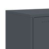 vidaXL Highboard Anthracite 100.5x39x107 cm Steel