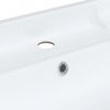 vidaXL Bathroom Sink White 91.5x48x23 cm Rectangular Ceramic